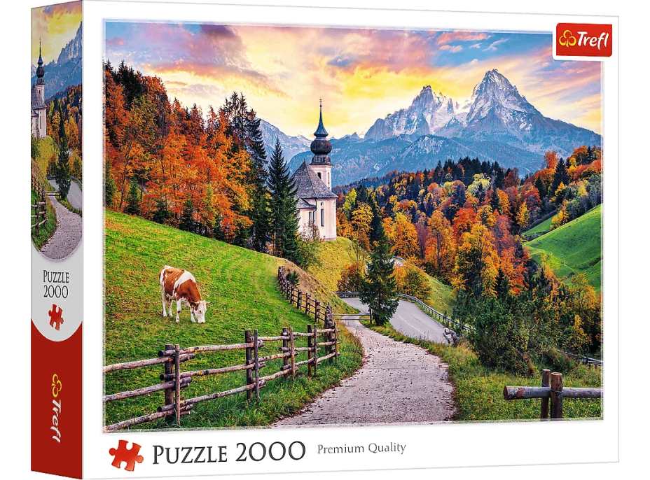 TREFL Puzzle Jeseň v Bavorských Alpách 2000 dielikov