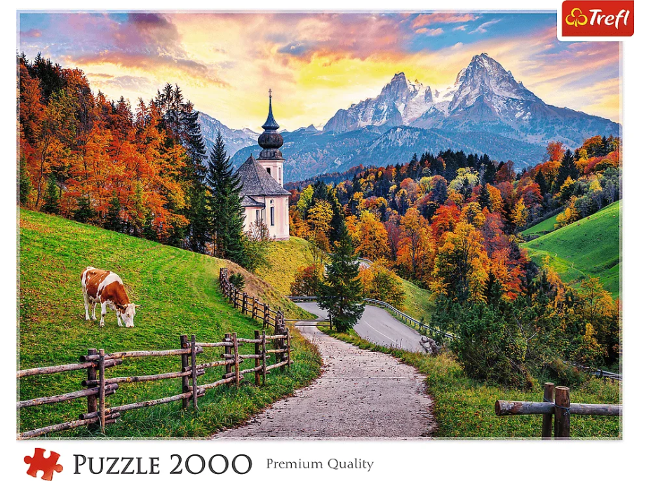 TREFL Puzzle Jeseň v Bavorských Alpách 2000 dielikov