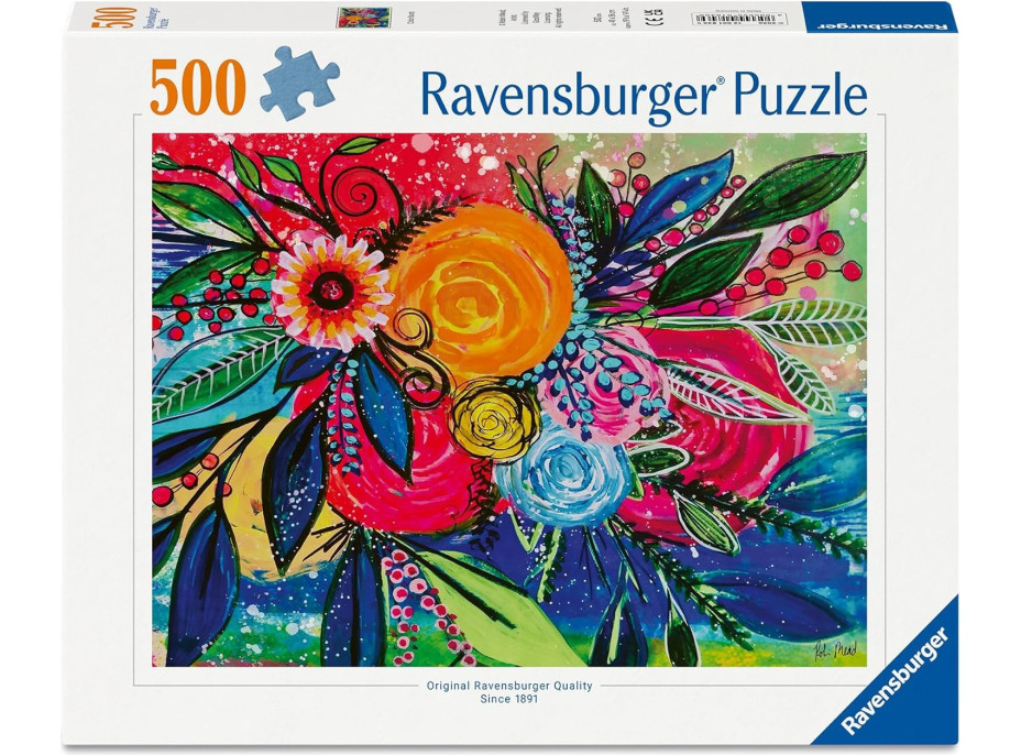 RAVENSBURGER Puzzle Rozmanitosť farieb 500 dielikov