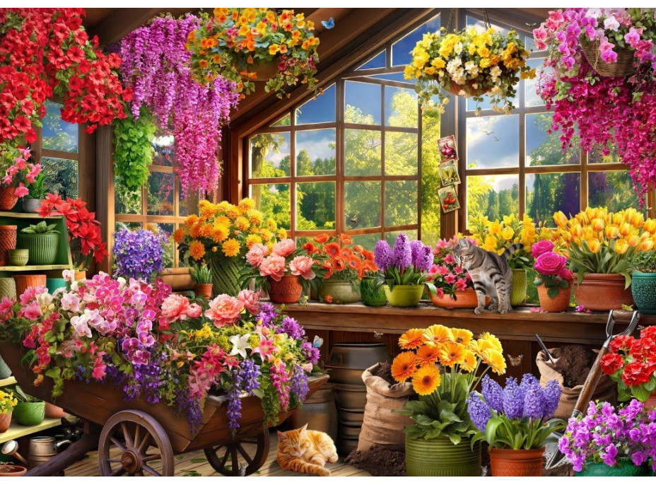 BLUEBIRD Puzzle Skleník 500 dielikov