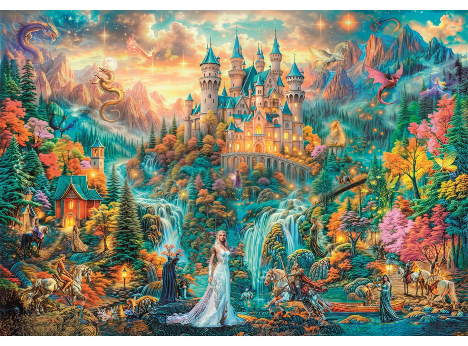 CLEMENTONI Puzzle Skrytá ríša 2000 dielikov