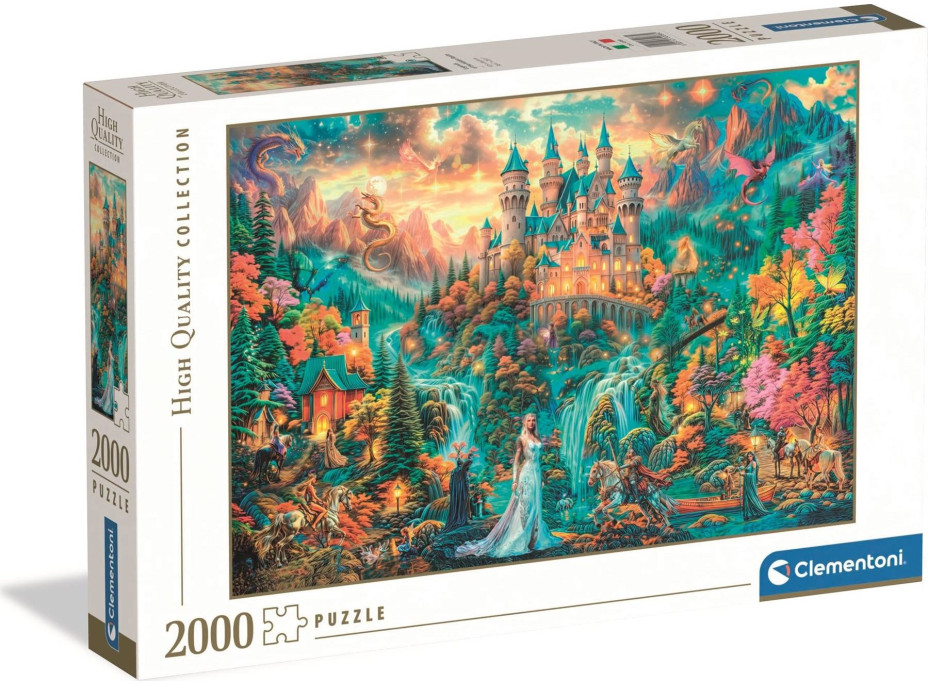 CLEMENTONI Puzzle Skrytá ríša 2000 dielikov