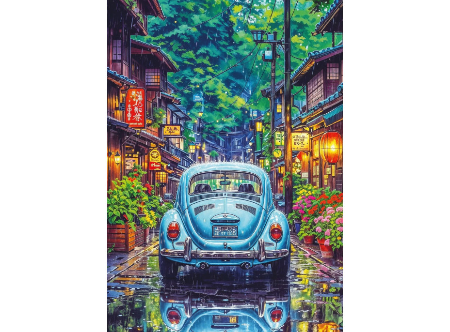 ART PUZZLE Puzzle Tokio v daždi 500 dielikov