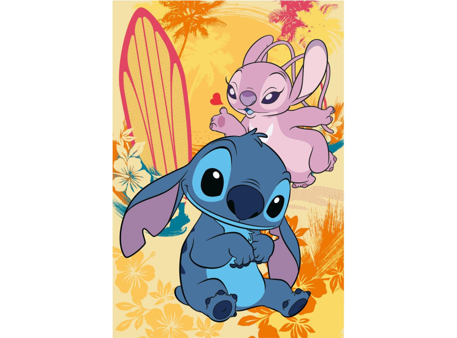 DINO Puzzle Zamilovaný Stitch 24+48 dielikov