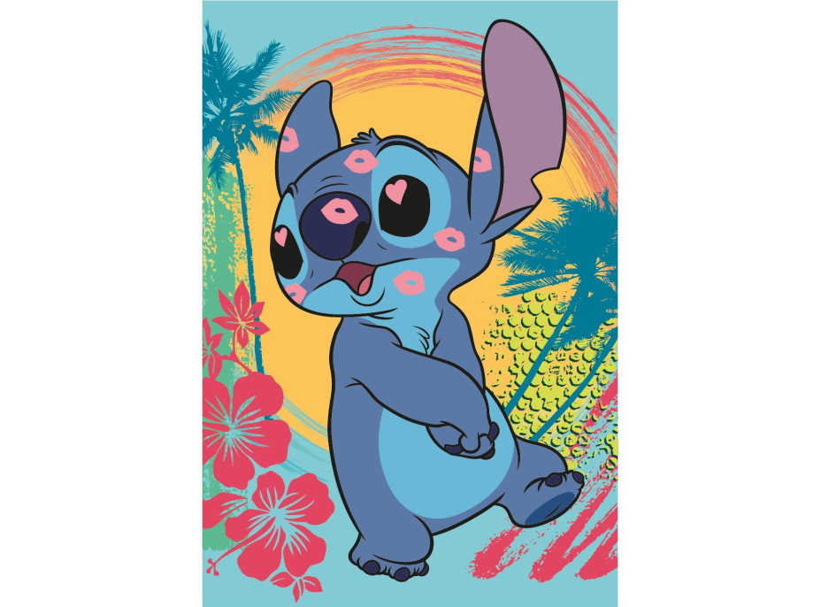 DINO Puzzle Zamilovaný Stitch 24+48 dielikov