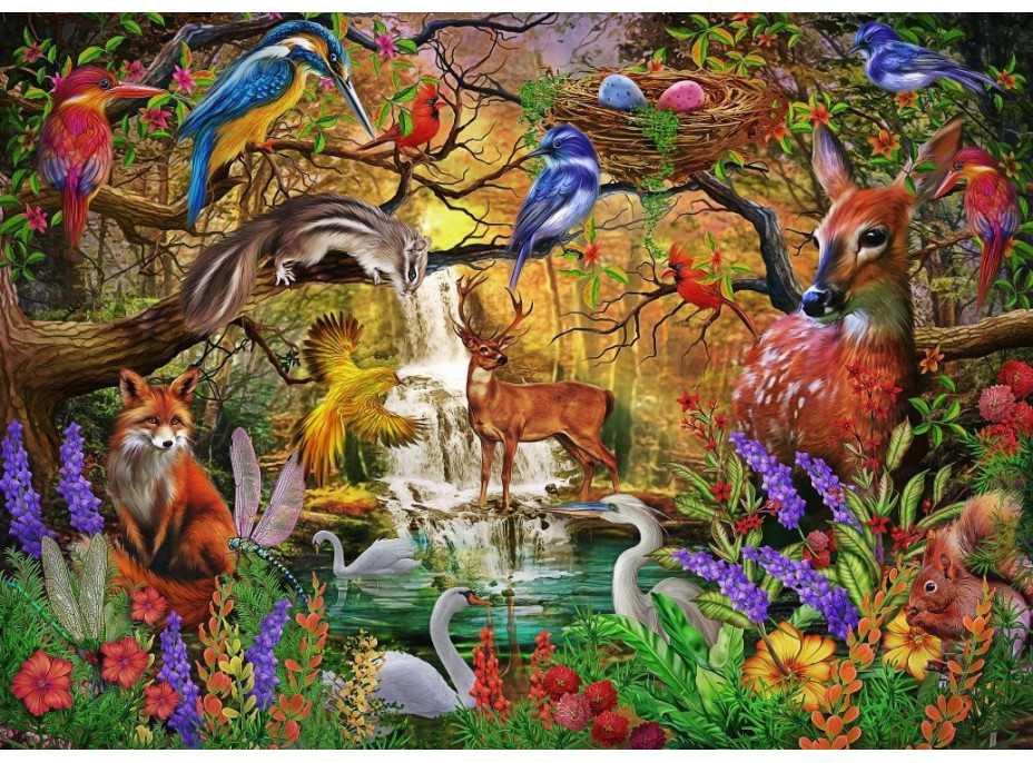 BLUEBIRD Puzzle Zlatý les 500 dielikov