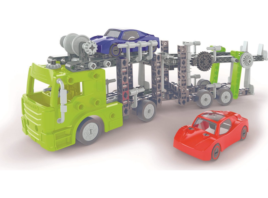 CLEMENTONI Science&Play Mechanické laboratórium Prepravník automobilov 10v1