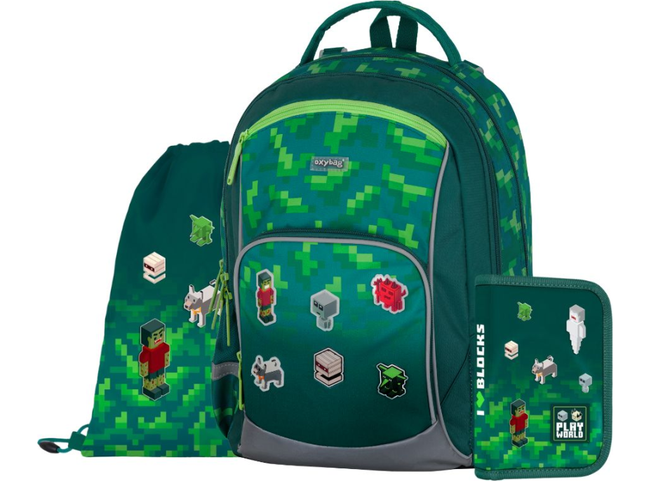 OXYBAG Školský set 3ks OXY GO Playworld