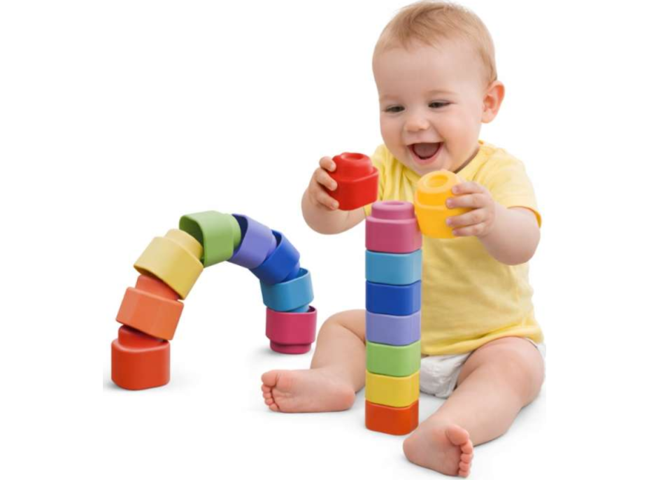 CLEMENTONI Soft Clemmy Sada 9 mäkkých kociek