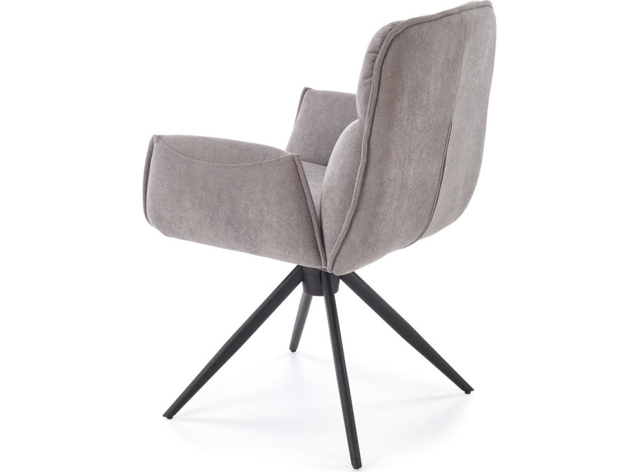 Jedálenská otočná stolička K574 - popolavo šedá