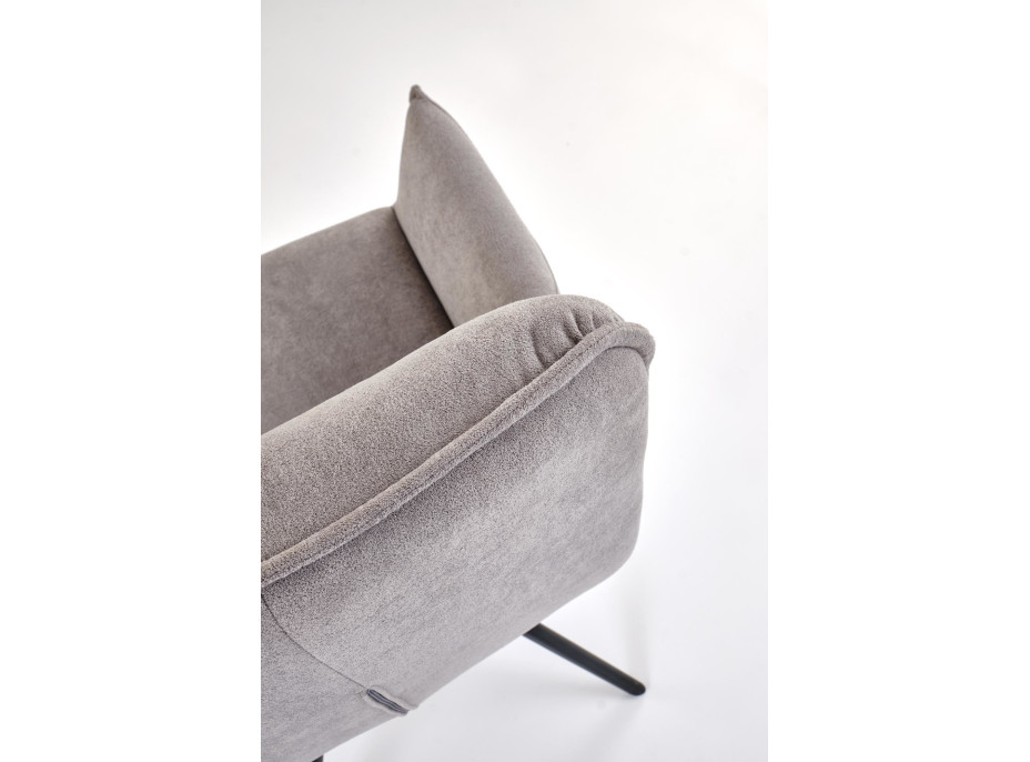 Jedálenská otočná stolička K574 - popolavo šedá