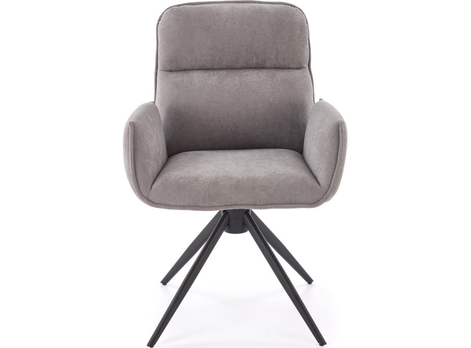 Jedálenská otočná stolička K574 - popolavo šedá
