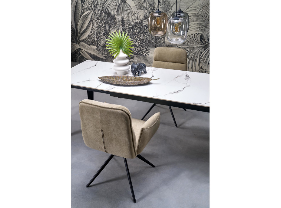 Jedálenská otočná stolička K574 - tmavo béžová