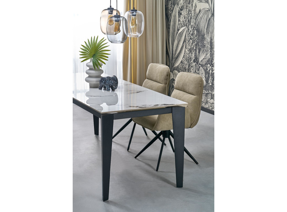 Jedálenská otočná stolička K574 - tmavo béžová