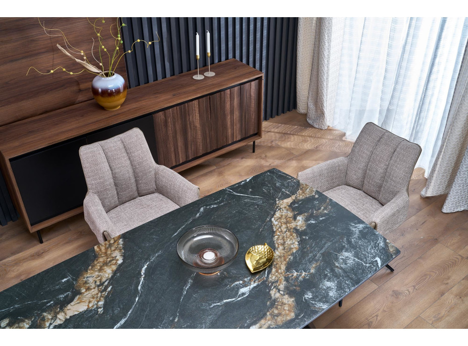 Jedálenská otočná stolička K579 - hnedá