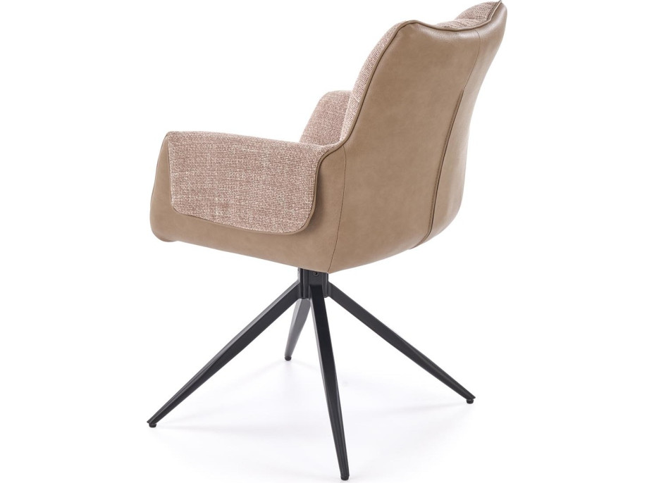 Jedálenská otočná stolička K579 - hnedá