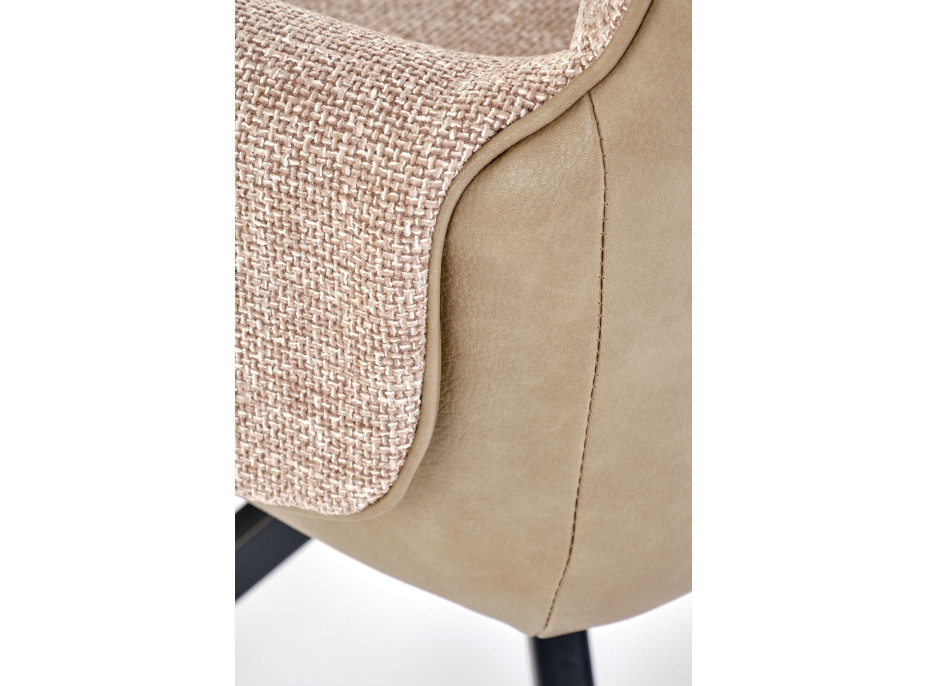 Jedálenská otočná stolička K579 - hnedá