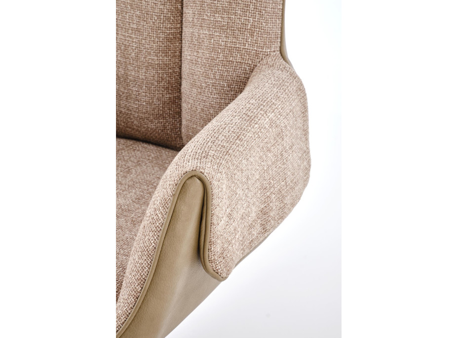 Jedálenská otočná stolička K579 - hnedá