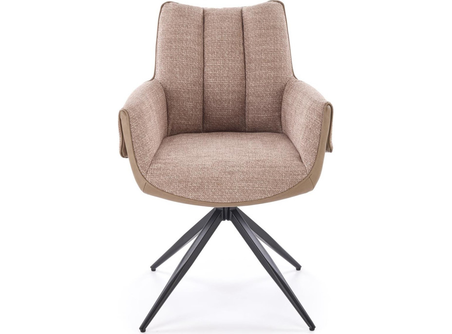 Jedálenská otočná stolička K579 - hnedá