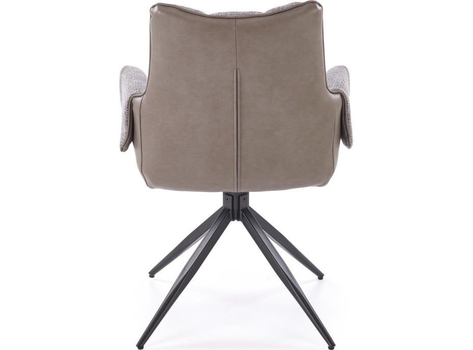 Jedálenská otočná stolička K579 - popolavo šedá