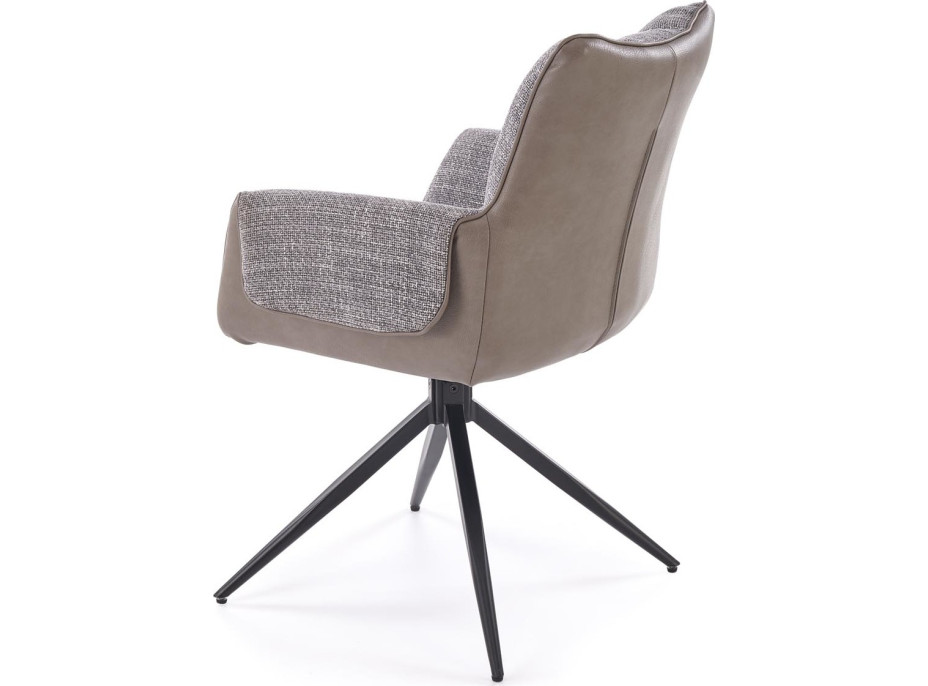 Jedálenská otočná stolička K579 - popolavo šedá