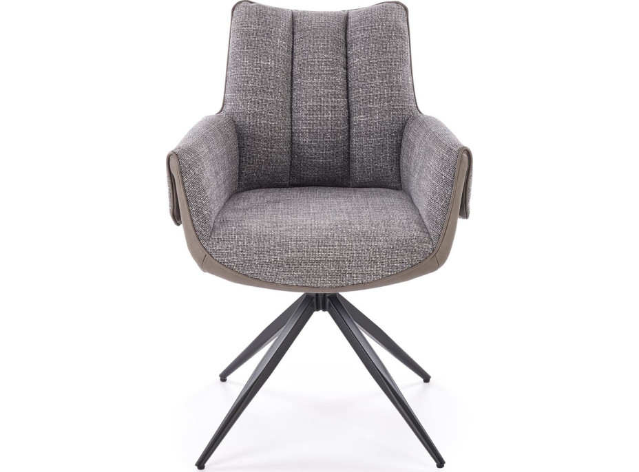 Jedálenská otočná stolička K579 - popolavo šedá