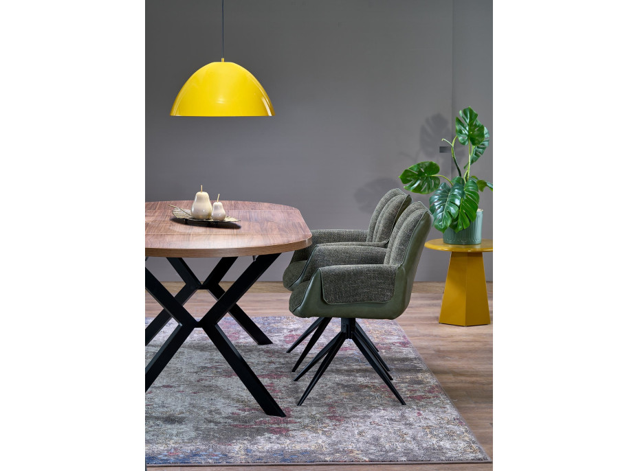 Jedálenská otočná stolička K579 - zelená