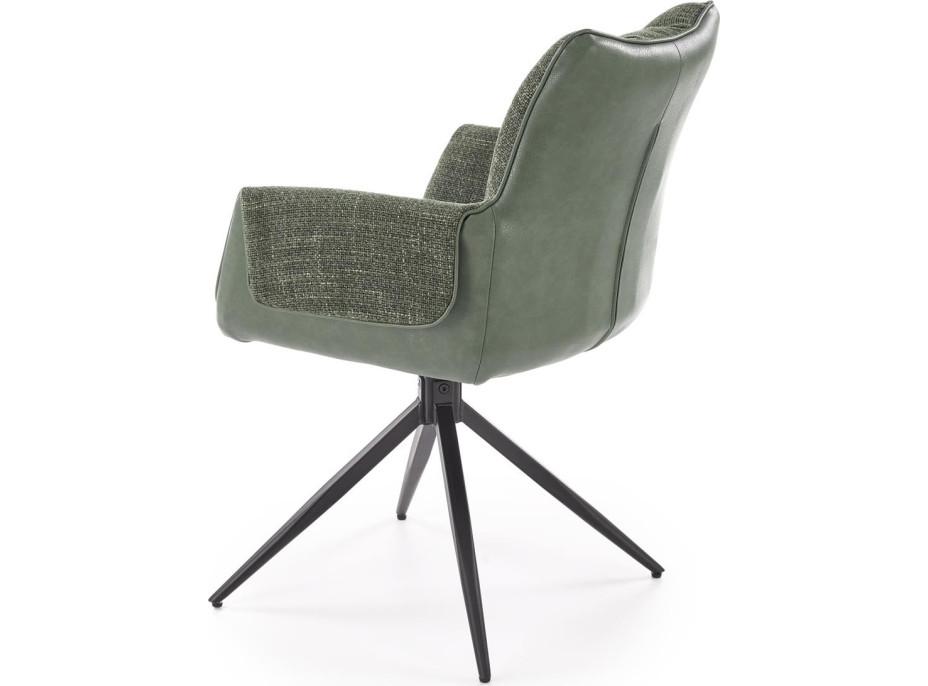 Jedálenská otočná stolička K579 - zelená