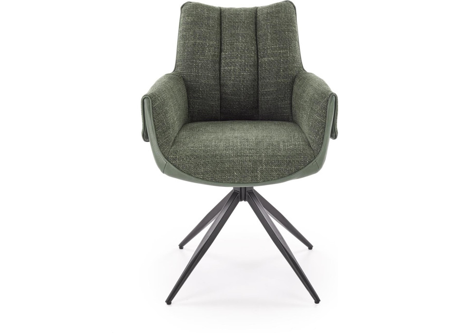 Jedálenská otočná stolička K579 - zelená