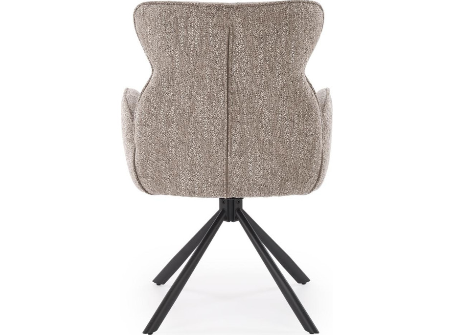 Jedálenská otočná stolička K571 - tmavo béžová