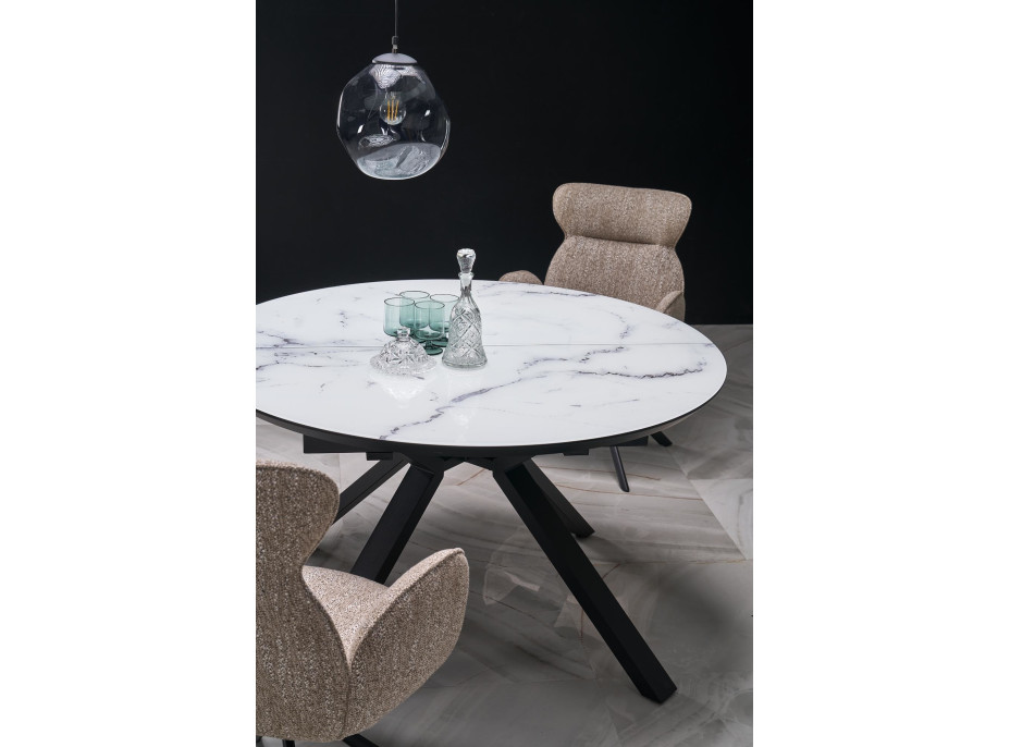 Jedálenská otočná stolička K571 - tmavo béžová