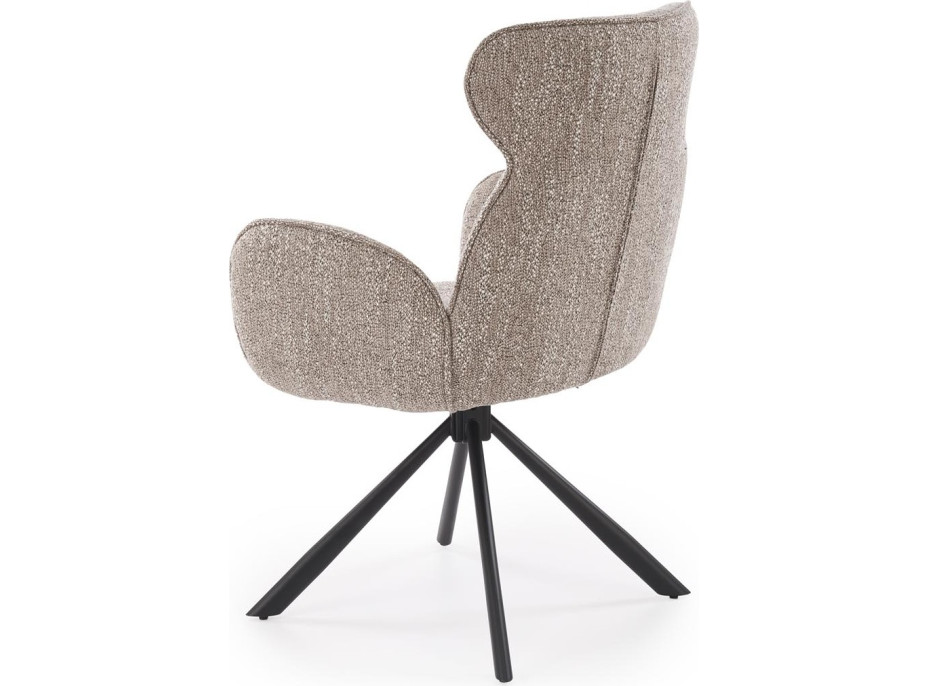 Jedálenská otočná stolička K571 - tmavo béžová