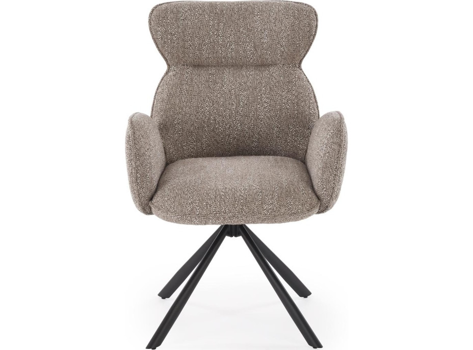 Jedálenská otočná stolička K571 - tmavo béžová