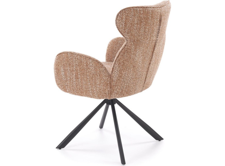 Jedálenská otočná stolička K571 - škoricovo hnedá