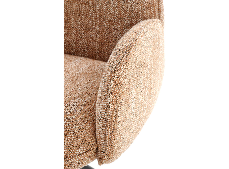 Jedálenská otočná stolička K571 - škoricovo hnedá