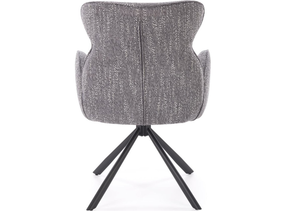 Jedálenská otočná stolička K571 - popolavo šedá