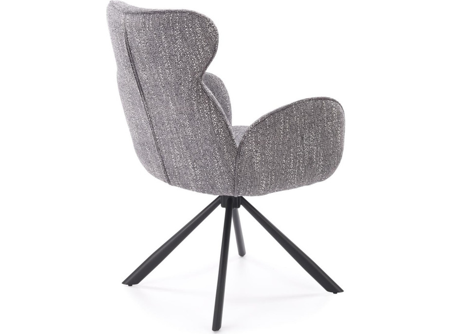 Jedálenská otočná stolička K571 - popolavo šedá