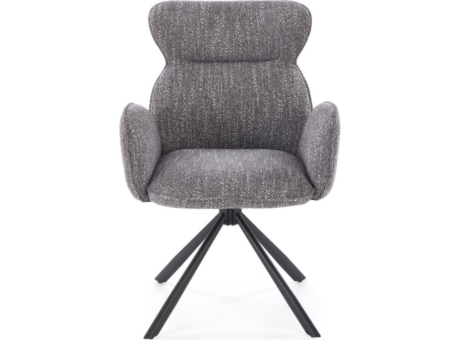 Jedálenská otočná stolička K571 - popolavo šedá