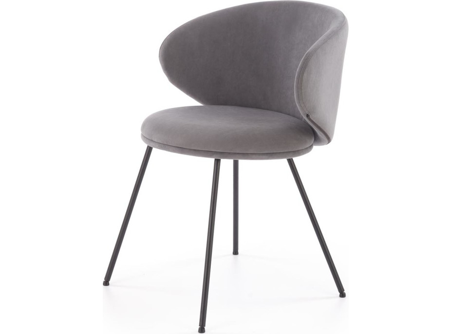 Jedálenská stolička K-587 - popolavo šedá