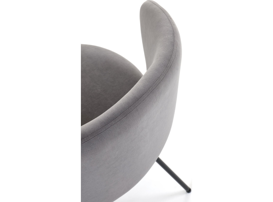 Jedálenská stolička K-587 - popolavo šedá