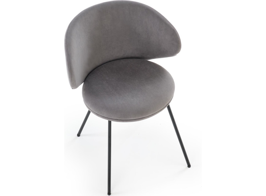 Jedálenská stolička K-587 - popolavo šedá