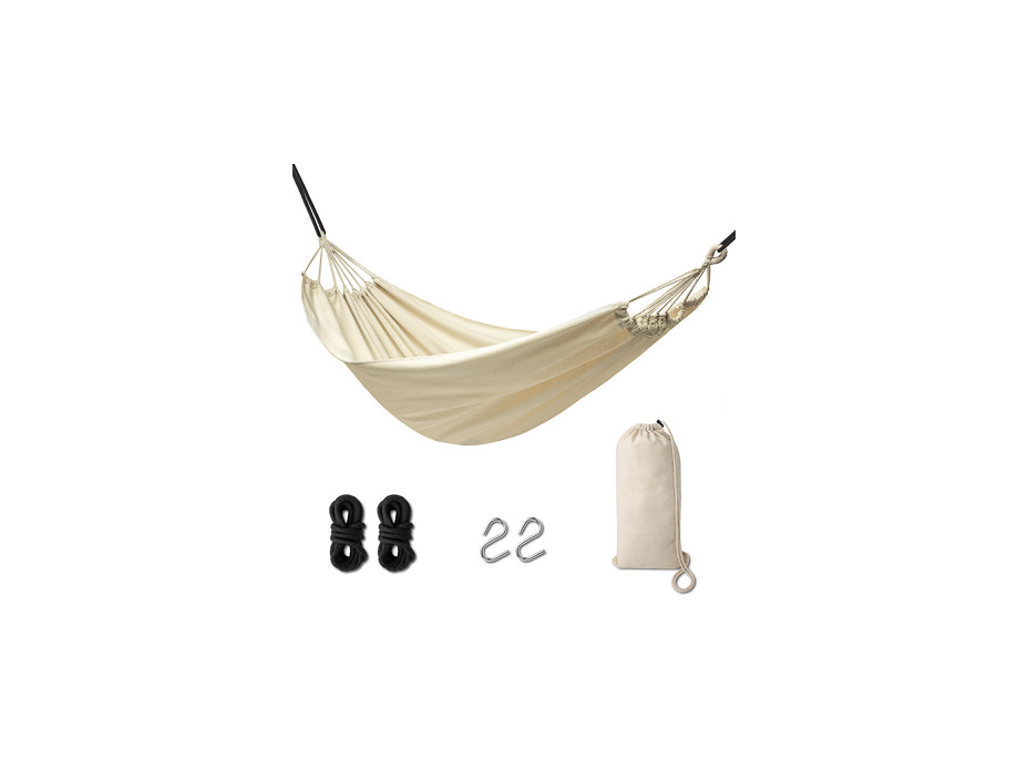 Záhradná hojdacia sieť BOHO 200 cm - ecru