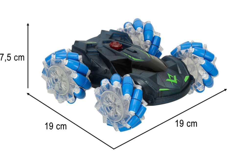 RC driftovacie off-roadové auto REVOLT Slydz Vapor Racer 360 - modré