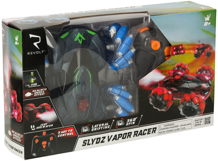RC driftovacie off-roadové auto REVOLT Slydz Vapor Racer 360 - modré