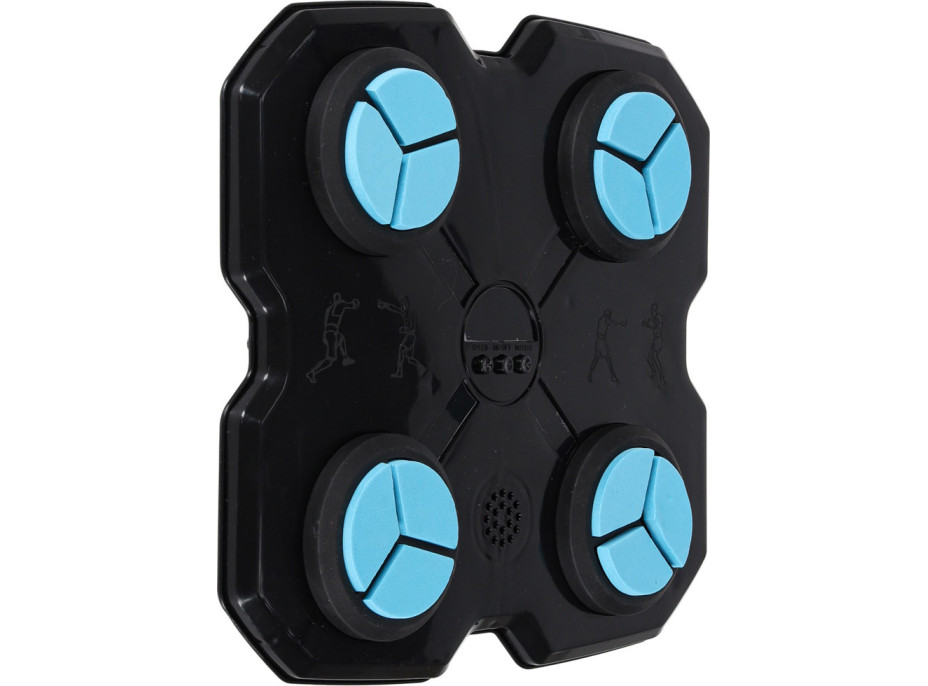 Boxerský nástenný trenažér KX3006 s hudbou, LED a USB + rukavice