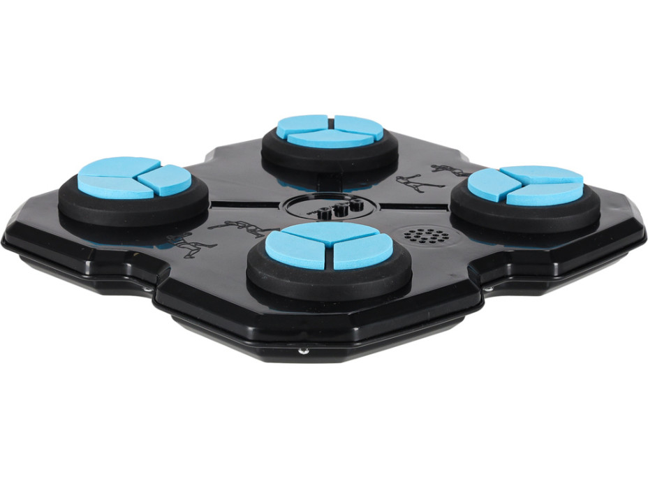 Boxerský nástenný trenažér KX3006 s hudbou, LED a USB + rukavice