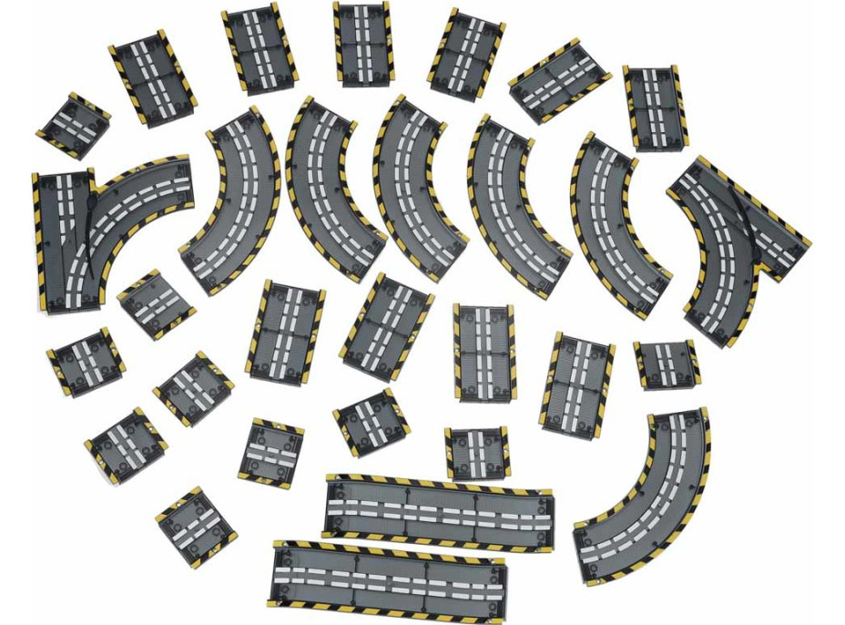 Magnetická závodná dráha - 2 svietiace vozidlá - 310 prvkov