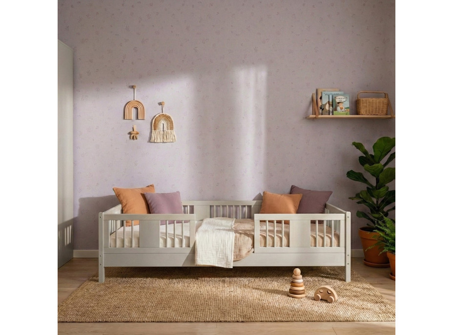 Detská posteľ z masívu borovice LUNA 10 - 200x90 cm