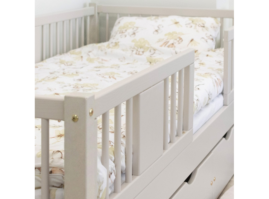 Detská posteľ z masívu borovice LUNA 20 - 160x80 cm