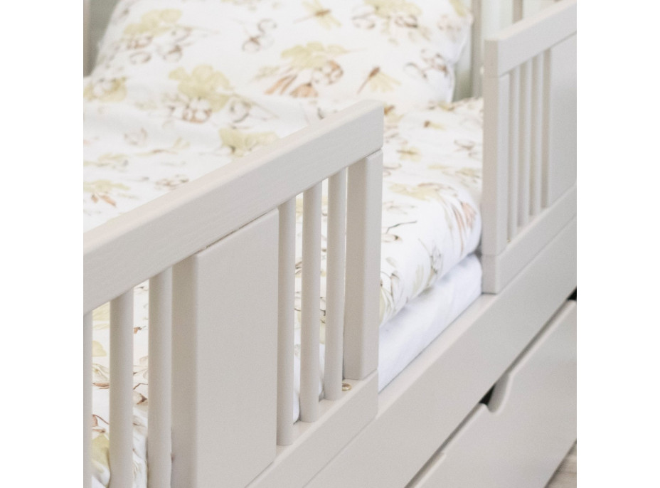 Detská domčeková posteľ z masívu borovice LUNA L 20 - 200x90 cm